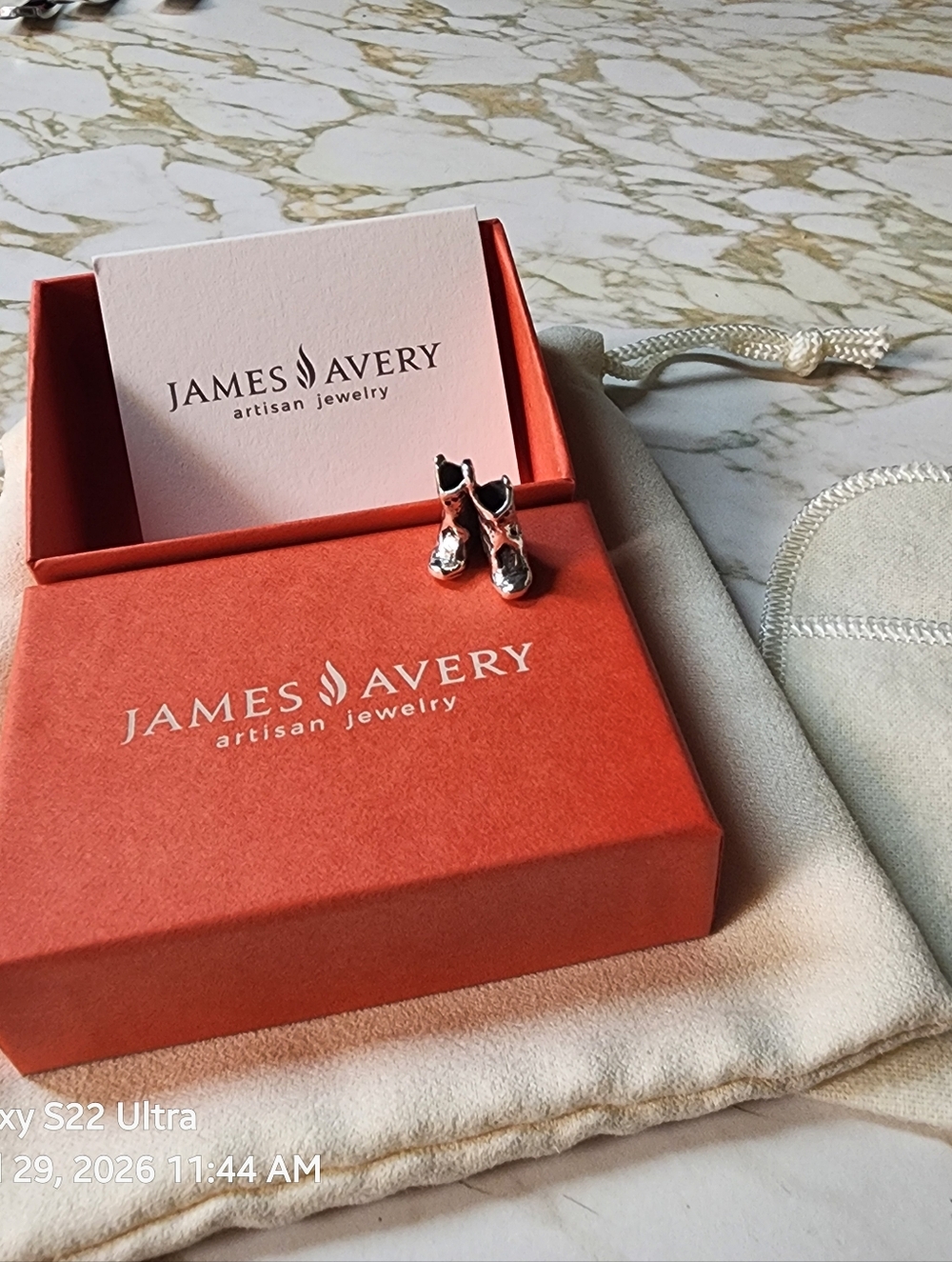JAMES AVERY SILVER BOOTS CHARM. - Picture 4 of 16